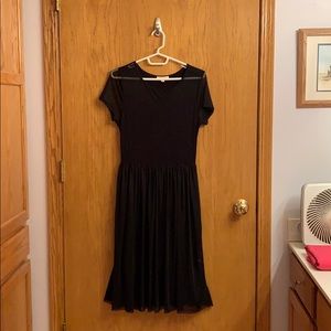Flow + Fun Black Summer Dress